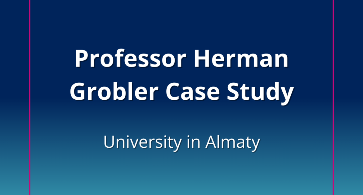 Professor Herman Grobler Case Study Career Advice Thumbnail